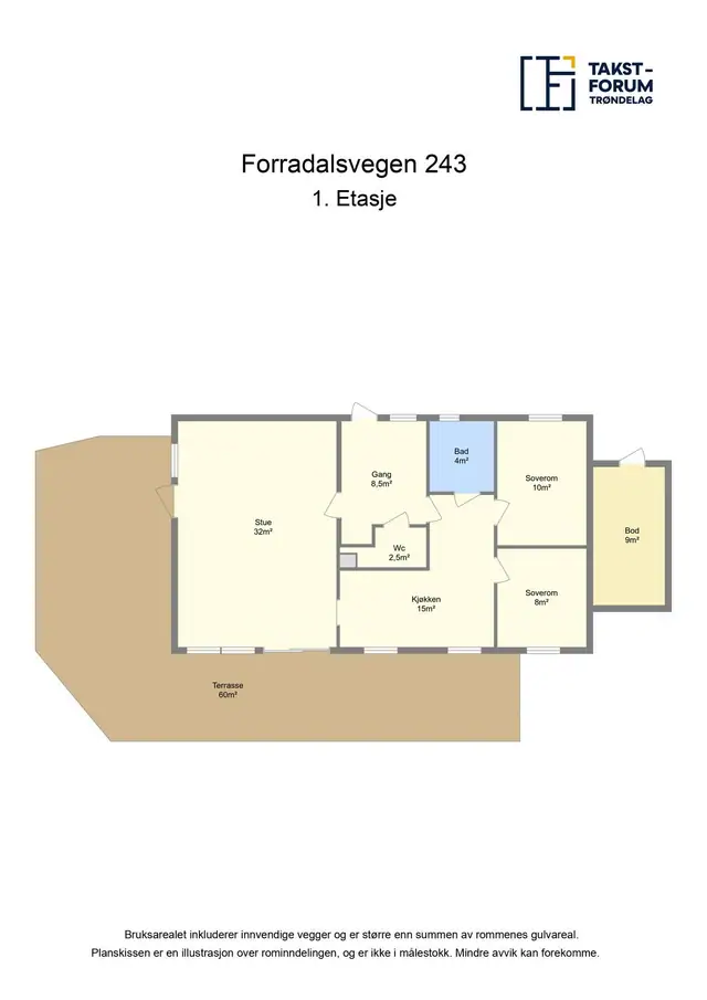 Plantegning 1.etasje.