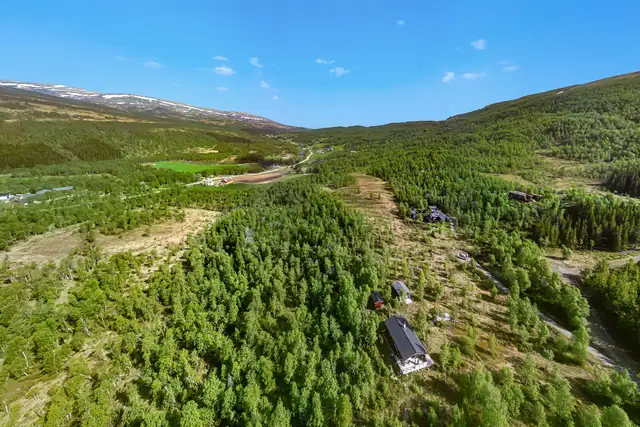Hessdalen - Fritidstomt med umiddelbar nærhet til flott turterreng - 1 214 kvm - Flott utsikt og gode solforhold — bilde 5