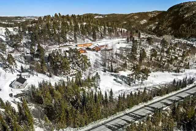 Området er like pent både på sommer som på vinterstid