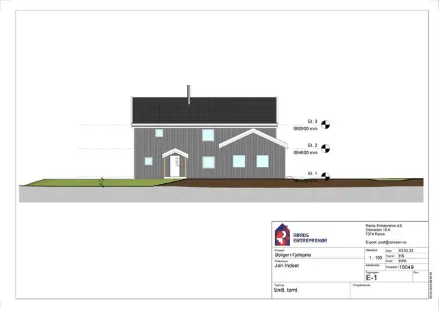 Flotte, romslige & byggeklare utsiktstomter på Sundet. Med rammetillatelse på arkitekttegnede eneboliger. — bilde 11