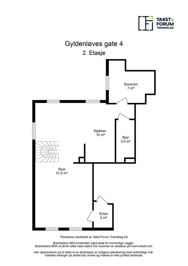 Planskisse 2.etasje.