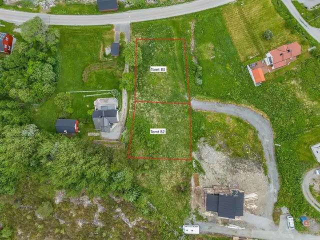 Plassering av tomtene på kartet er kun et estimat, avvik vil kunne forekomme