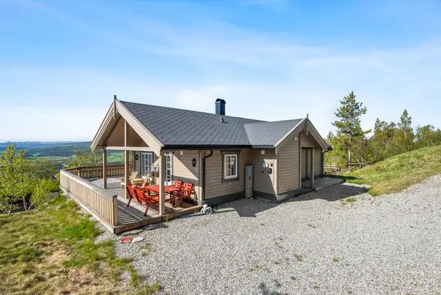 Hummelfjell - Pen hytte med god standard, god plass og flott utsikt. 3 soverom. 7 sengeplasser. — bilde 7