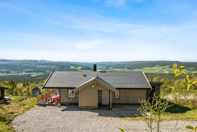 Hummelfjell - Pen hytte med god standard, god plass og flott utsikt. 3 soverom. 7 sengeplasser. — bilde 8