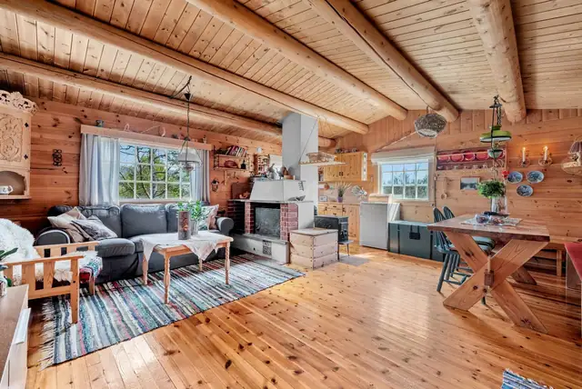 Cosy cabin cluster with cabin, annexe and outbuilding - 2 bedrooms + beds in the annexe - Electricity - Year-round road — image 11