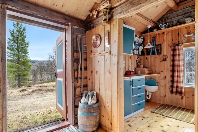 Cosy cabin cluster with cabin, annexe and outbuilding - 2 bedrooms + beds in the annexe - Electricity - Year-round road — image 6