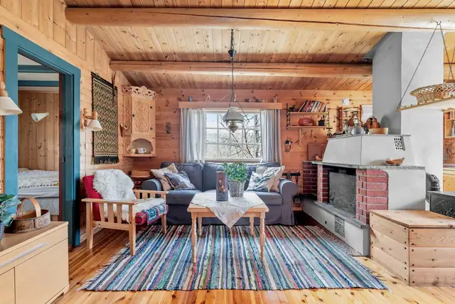Cosy cabin cluster with cabin, annexe and outbuilding - 2 bedrooms + beds in the annexe - Electricity - Year-round road — image 8