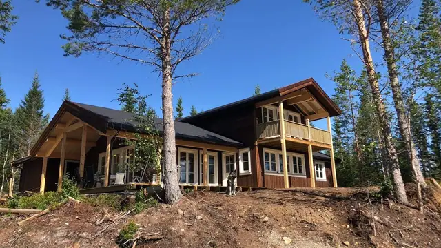 Eksempel på hytte som er bygd i nærområdet.