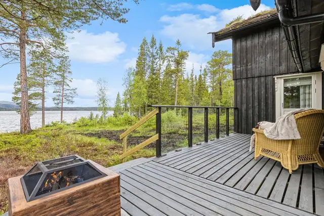 Sittegruppen er vendt mot vest som gir god ettermiddagssol.