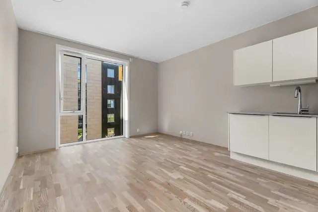 God plass til sofagruppe og eventuelt spisegruppe om ønskelig.