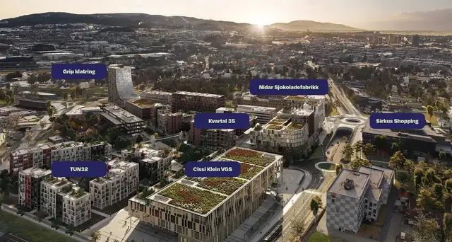 Ta del i utviklingen av Leangen sentrum - en av Trondheims mest spennende boligområder i tiden som kommer. Illustrasjon fra reguleringsfase og avvik vil forekomme