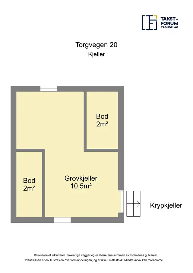 Plantegning - Kjeller.