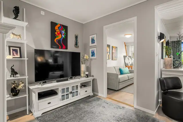 Attraktiv og moderne 3 roms leilighet på Berg/Singsaker! 2 soverom, terrasse, garasje og heis. — bilde 4