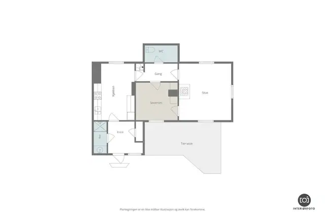 Plantegning hovedetasje