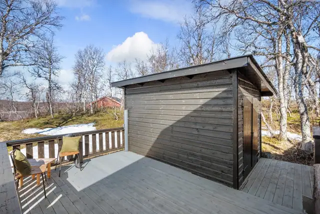 Koselig hytte med 3 sov, i vakre & naturskjønne omgivelser. Flott helårs turterreng. — bilde 11