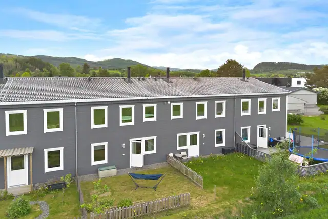 På Prestmoen bor du landlig og sentrumsnært, kun 5 minutter kjøring fra Stjørdal sentrum.