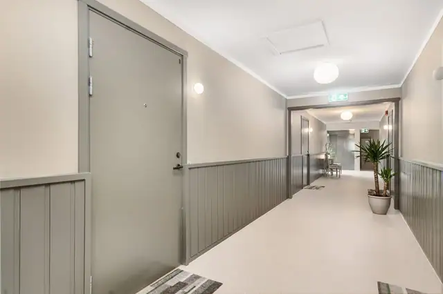 Fellesarealene er blitt pusset opp og fremstår meget innbydene.