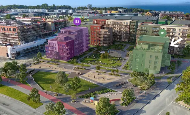 Nyoppført 3-roms hjørneleilighet i 4.Etasje - Høy kvalitet & vannbåren gulvvarme - salg av kontraktposisjon — bilde 4