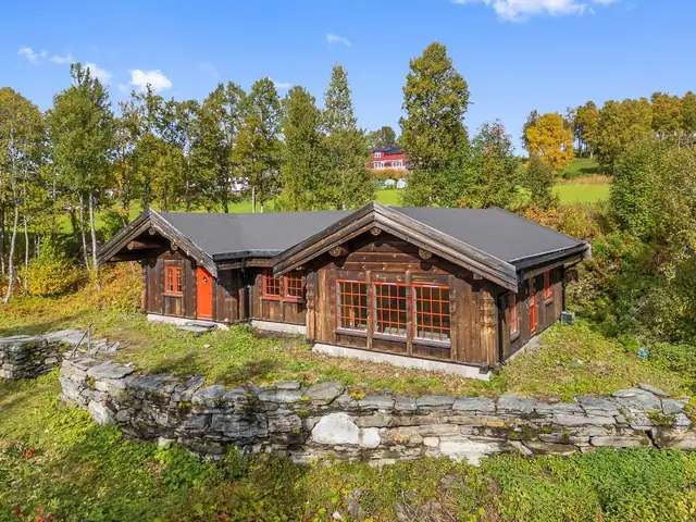 Skap din egen hyttedrøm på Bukkvollan. Råbygg med rom for personlige valg. Planlagt 4 soverom. Gode solforhold. — bilde 3