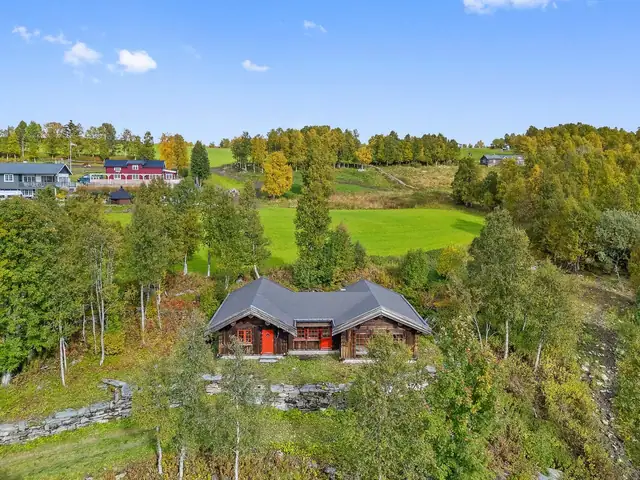 Skap din egen hyttedrøm på Bukkvollan. Råbygg med rom for personlige valg. Planlagt 4 soverom. Gode solforhold. — bilde 5