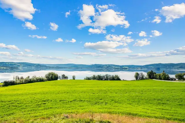 Nydelig utsikt over Selbusjøen.
