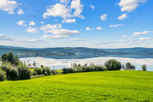 Nydelig utsikt over Selbusjøen.