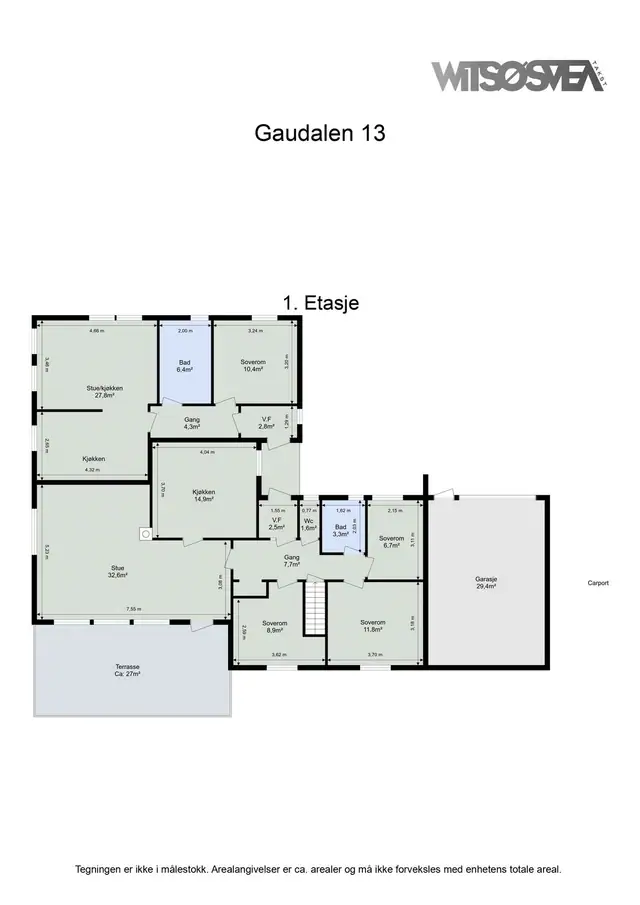 Planskisse 1. etasje