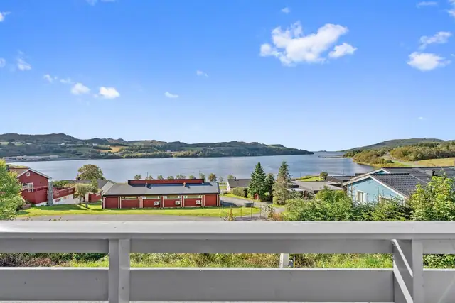Fantastisk utsikt fra balkongen