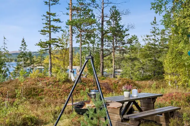 Flott utsikt og gode solforhold.